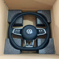 Volant Multifonction Volkswagen Golf 7.5 – Cuir Noir Véritable